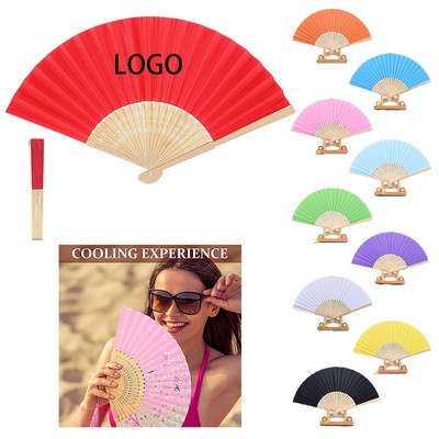 Portable Folding Hand Fan