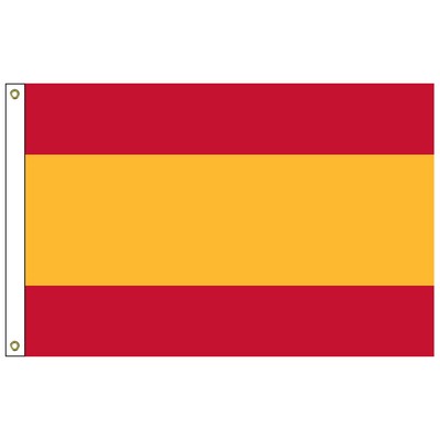 Spain Civil 3' x 5' Outdoor Nylon Flag w/ Heading & Grommets