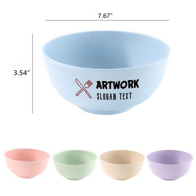Biodegradable Wheat Straw Fiber Bowls