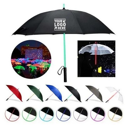 LED Lightsaber Light Up Golf Umbrella