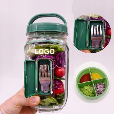 Plastic Salad Jar