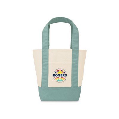 Mini Canvas Tote - Pastel Green