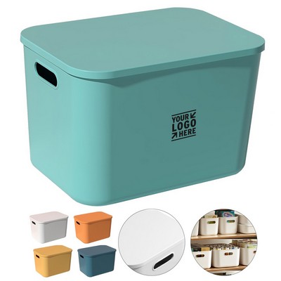 Compact Plastic Organizer with Lid