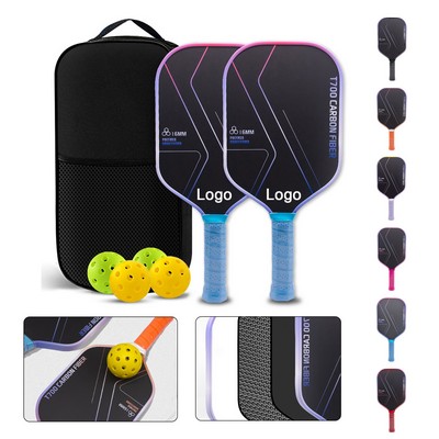 T700 Carbon Fiber Textured Pickleball Paddle Set 2-Pack