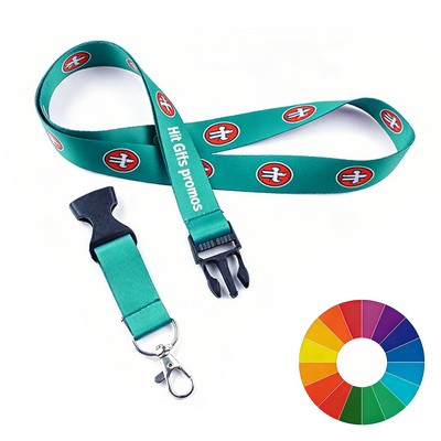 Full Color Dye Lanyard w/ Lobster Hook