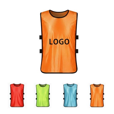 Open-Side Polyester Team Practice Scrimmage Vest