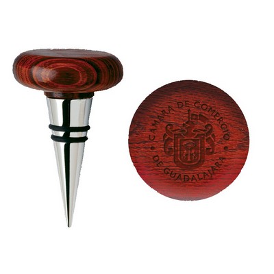 Rosewood Flat-Top Cone Stopper