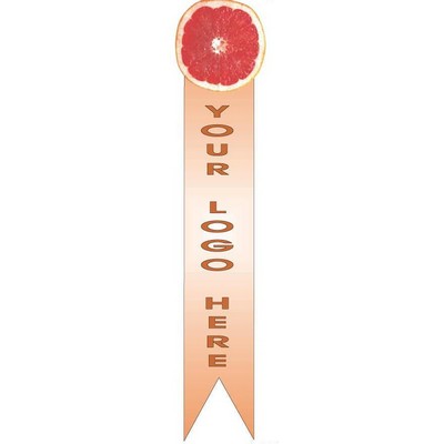 Grapefruit Bookmark w/ Black Back