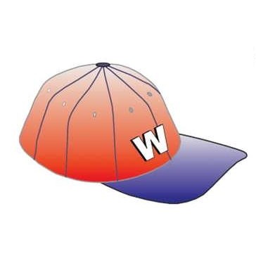 Baseball Cap Magnet w/ Strip Magnet (3 Square Inch)