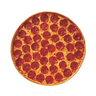 Pizza Promotional Magnet w/ Strip Magnet (12 Square Inch)