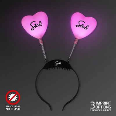 Light Up Love Hearts Head Boppers - PRINTED