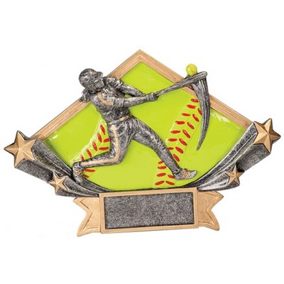 Female Softball Trophy (4¼"x6¼")