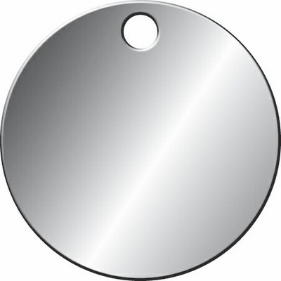 Stock Metal Blank Tags Aluminum (1 1/4" dia.)