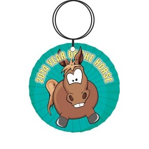 2014 Year of the Horse Executive Key Chain w/Mirrored Back (10 Square Inch)