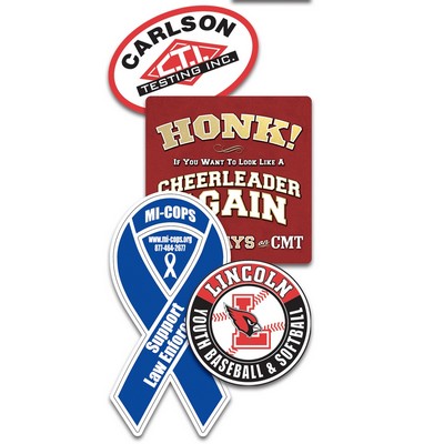 8" - 12" Square Inch Custom Shape Outdoor/Car Magnets