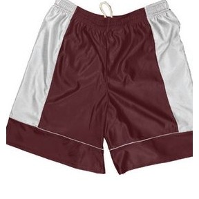 Youth 5" Inseam Dazzle Athletic Short w/ Contrast Side Panel & Piping