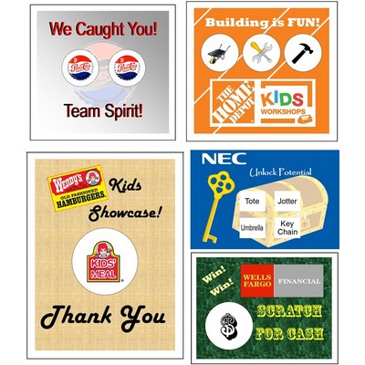 Full Custom Scratcher Cards - Color (5.50"x8.5")