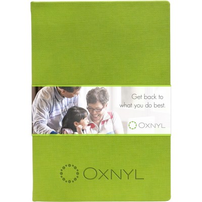 Large Bohemian Textured Journal w/ Full Color GraphicWrap (7"x10")