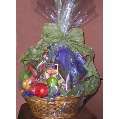 Clear Polypropylene Gift Basket Bag w/Pinch Bottom (16"x20")