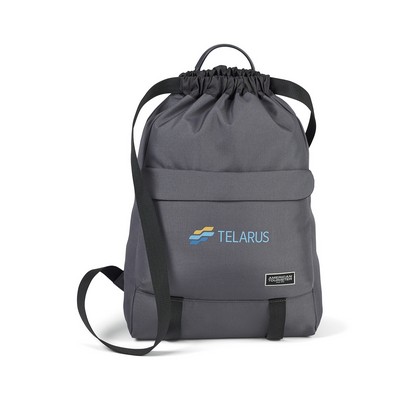 American Tourister® Embark Recycled rPET Cinchpack - Gunite
