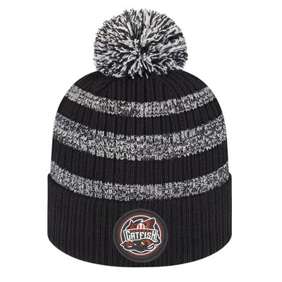 Heavy Ribbed Knit Cap With Cuff
