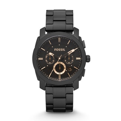 Fossil Machine Men's Stainless Steel Dress Watch