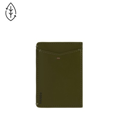 Fossil Joshua Cactus Leather Card Case