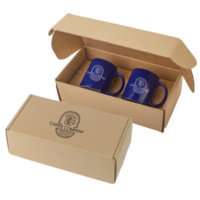 11 Oz. Sunrise Ceramic Coffee Mug Set