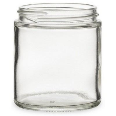 4 Oz. Clear Glass Straight Sided Jars