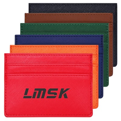 Leather Credit Card Wallet Money Clip