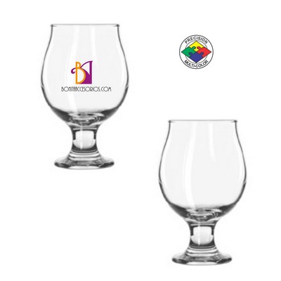 10 Oz. Stemmed Belgian Taster - Dishwasher Resistant - Precision Spot Color