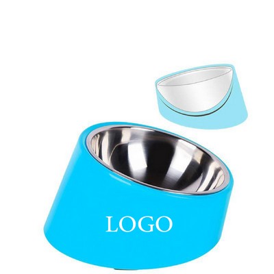 Anti-Mess Slanted Feeding Bowl
