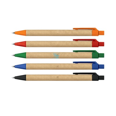 Retractable Cardboard Ballpoint Pen