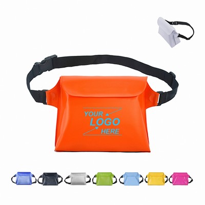 Waterproof Waist Pouch with Adjustable Strap IPX8