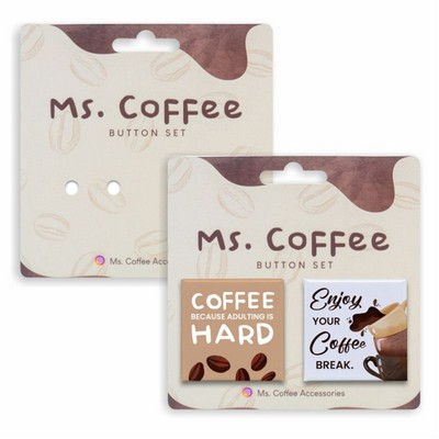 15" Square X 2 Button Packs