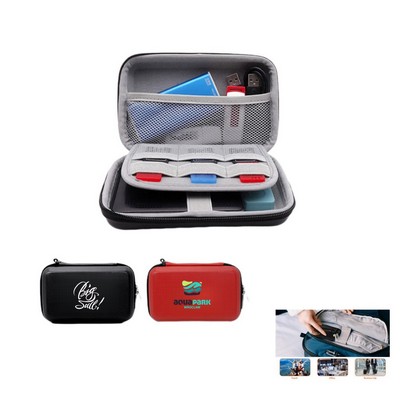 EVA Hard Disk Zippered Travel Case