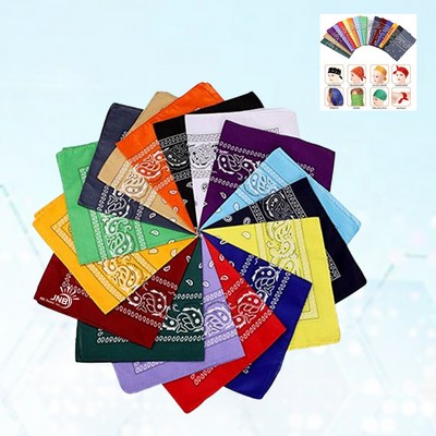 Patterned Cotton Bandannas
