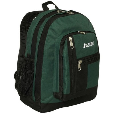 Everest Mid-Size Double Compartment Backpack w/Cargo Room
