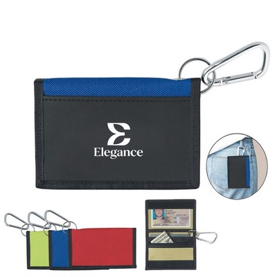 Small Wallet with Carabiner