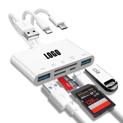 5-in-1 OTG USB 3.0 Memory Card Reader