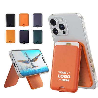 Magnetic Wallet with Ajustable Holder