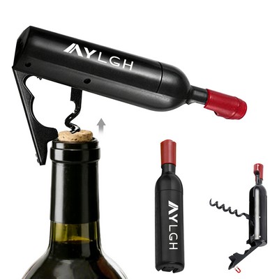 Bottle Shaped Corkscrew Opener