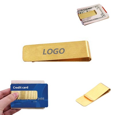 Golden Credit Business Card Holder
