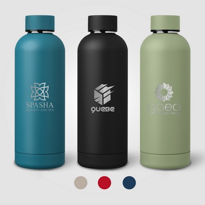 Astrid - 18 oz. Recycled Stainless Steel Double Wall Bottle - Laser