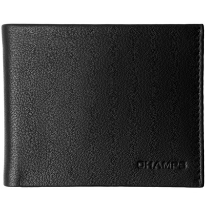 Champs Luggage Black Slim Cardholder Wallet Size 4.5"X3.25"X0.25"