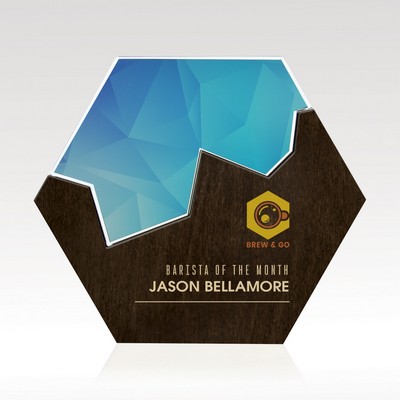 Medium Hexagon Edge Puzzle Award
