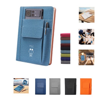 Refillable Lined PU Leather Journal Notebook