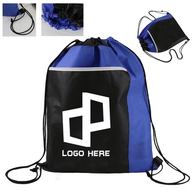 16.14X13.39" Terylene Drawstring Backpack