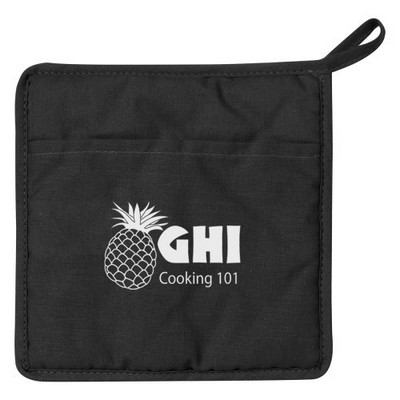Quilted Cotton Canvas Pot Holder