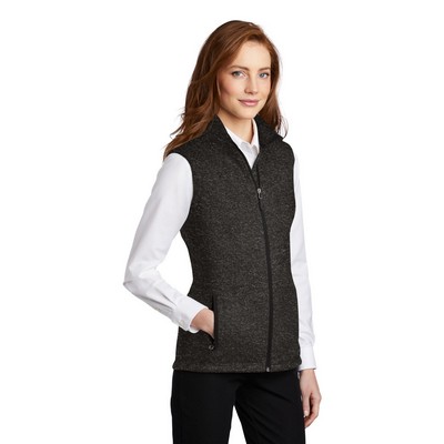 Port Authority® Women's Sweater Fleece Vest